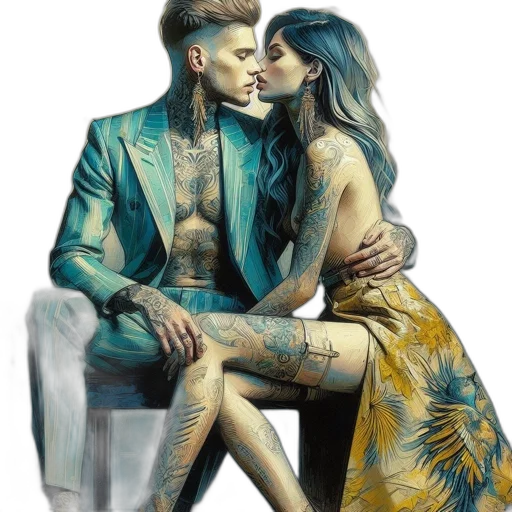 dress, watercolor, photorealistic, oil painting transparent PNG cut-out