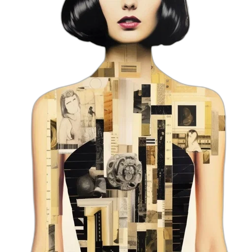 dress, jewelry, robot, face transparent PNG cut-out