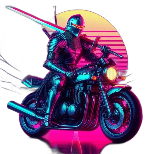sword, robot, weapon, jacket transparent PNG cut-out