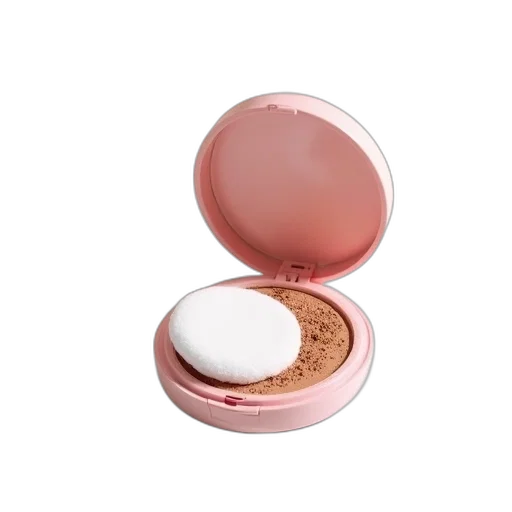 3d render, pastel, compact, powder transparent PNG cut-out