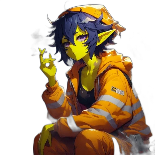 staff, jacket, dragon, weapon transparent PNG cut-out