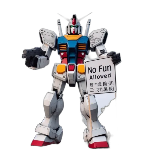 robot, weapon, 3d render, concept art transparent PNG cut-out