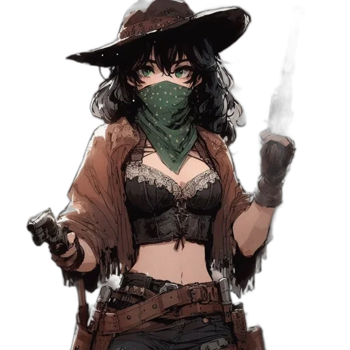 weapon, hat, staff, mask transparent PNG cut-out
