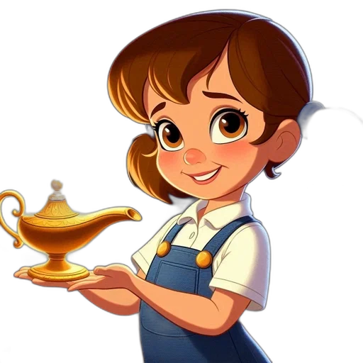 staff, jewelry, 3d render, cartoon transparent PNG cut-out