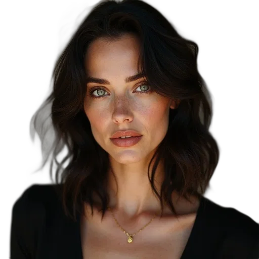 face, jewelry, hair, staff transparent PNG cut-out
