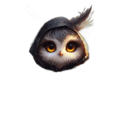 hair, face, creature, animal transparent PNG cut-out