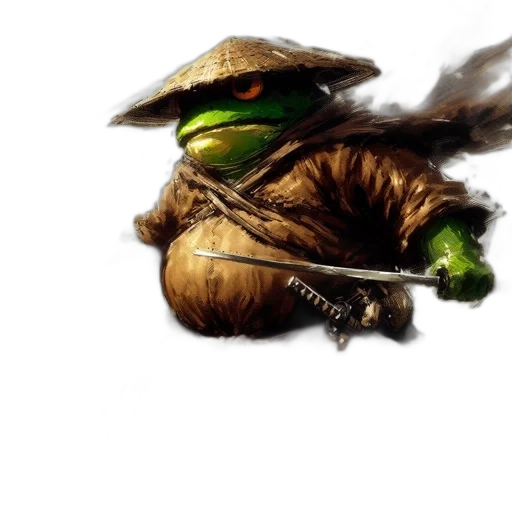 hat, animal, staff, creature transparent PNG cut-out