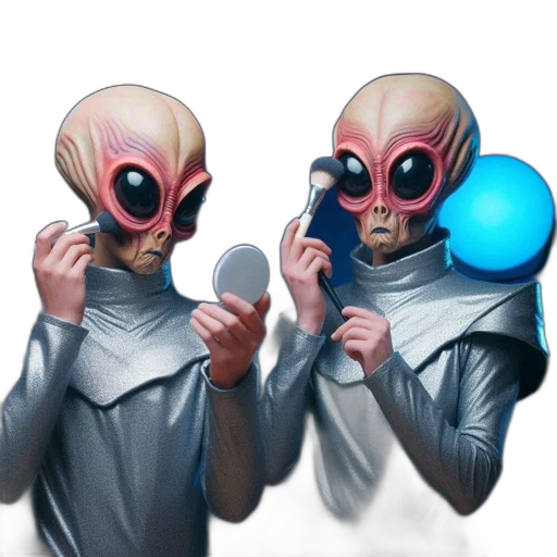 mask, robot, concept art, 3d render transparent PNG cut-out