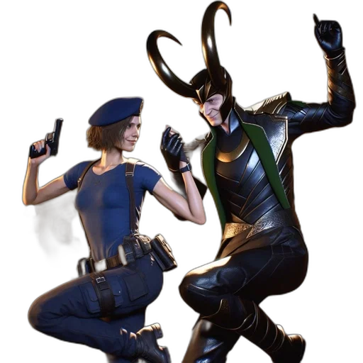 concept art, 3d render, fantasy art, comic book art transparent PNG cut-out