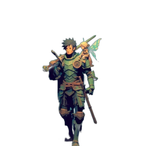 weapon, sword, staff, dragon transparent PNG cut-out