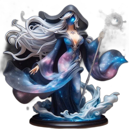 fantasy art, concept art, watercolor, 3d render transparent PNG cut-out