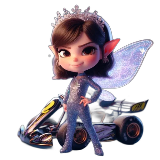 crown, car, robot, staff transparent PNG cut-out