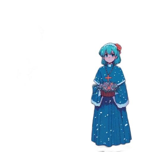 dress, staff, jewelry, umbrella transparent PNG cut-out