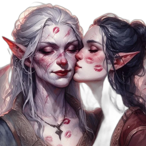 fantasy art, concept art, watercolor, pixel art transparent PNG cut-out