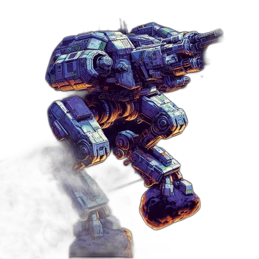 robot, weapon, concept art, watercolor transparent PNG cut-out
