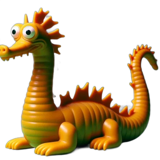 dragon, creature, animal, staff transparent PNG cut-out