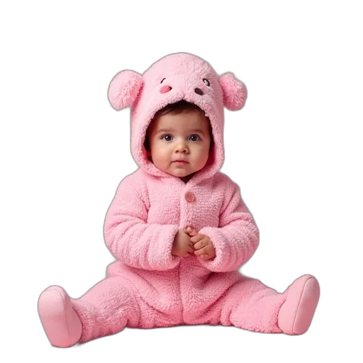 animal, creature, pink, poodle transparent PNG cut-out