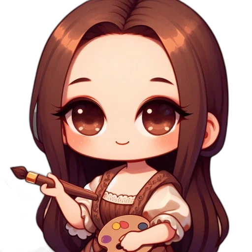 staff, anime, cartoon, pixel art transparent PNG cut-out