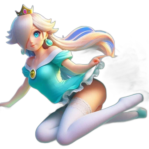 dress, staff, crown, weapon transparent PNG cut-out