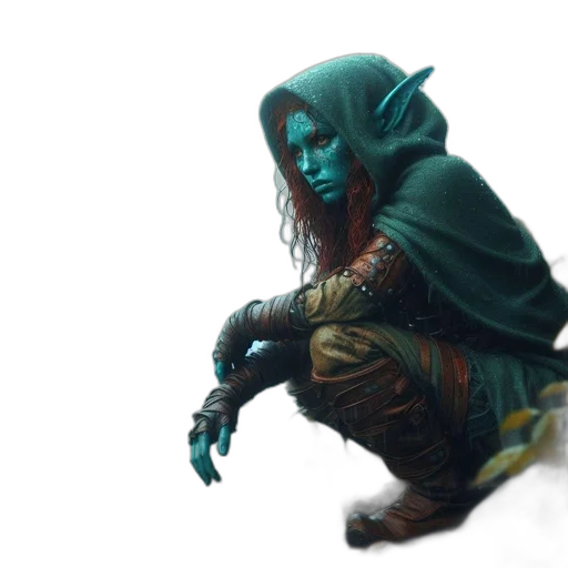 staff, creature, mask, concept art transparent PNG cut-out