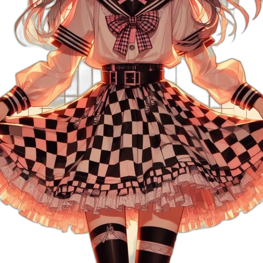 dress, hair, staff, crown transparent PNG cut-out