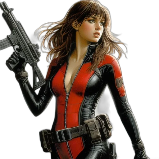 weapon, comic book art, concept art, cartoon transparent PNG cut-out