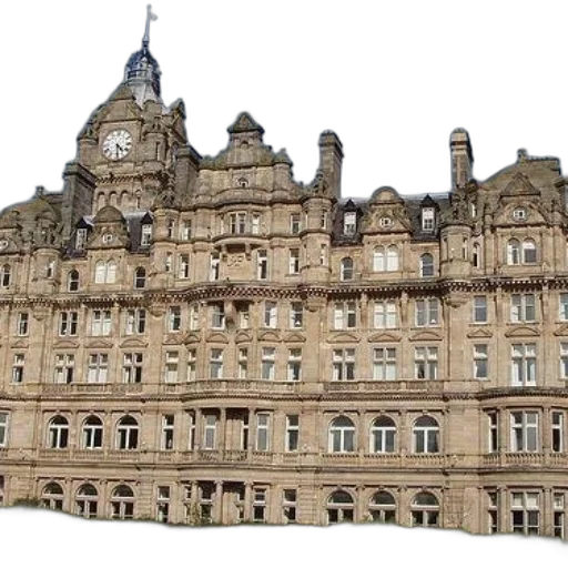 building, staff, crown, city street transparent PNG cut-out