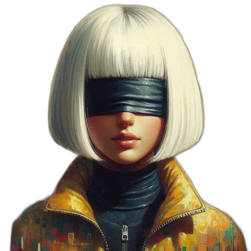 mask, jacket, face, robot transparent PNG cut-out