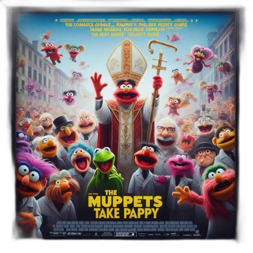 poster, muppets, take, pappy transparent PNG cut-out