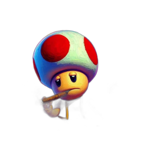 hat, staff, face, creature transparent PNG cut-out