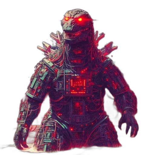 robot, creature, concept art, pixel art transparent PNG cut-out