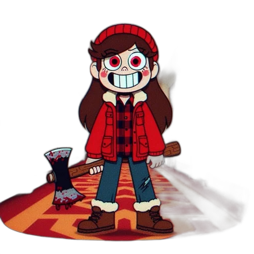 mask, creature, staff, hat transparent PNG cut-out