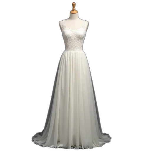 dress, 3d render, mannequin, dressed transparent PNG cut-out