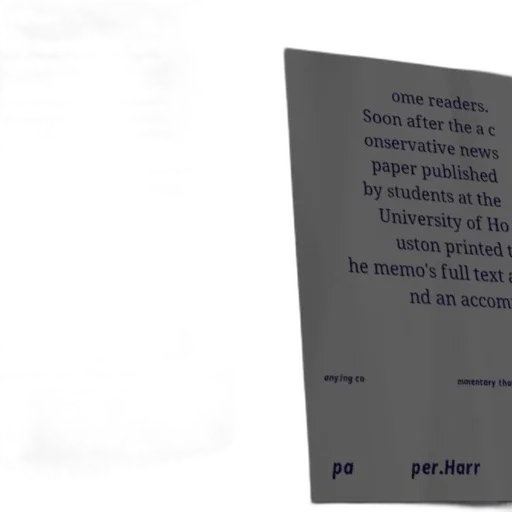 3d render, page, book, magazine transparent PNG cut-out