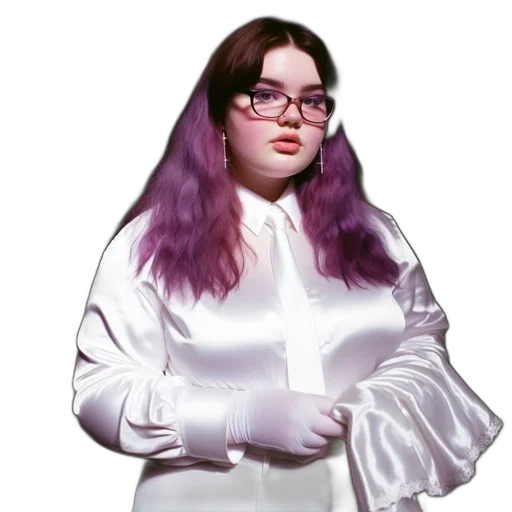 dress, jacket, staff, robot transparent PNG cut-out
