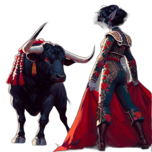 animal, concept art, fantasy art, pixel art transparent PNG cut-out
