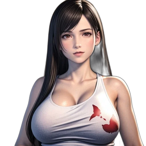 dress, face, staff, concept art transparent PNG cut-out