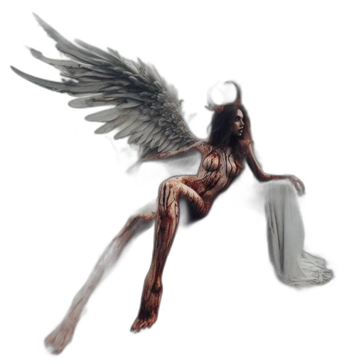 creature, fantasy art, concept art, 3d render transparent PNG cut-out