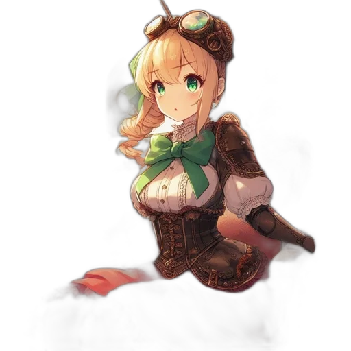dragon, staff, dress, weapon transparent PNG cut-out