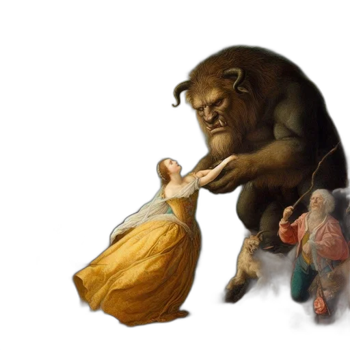 creature, concept art, fantasy art, photorealistic transparent PNG cut-out