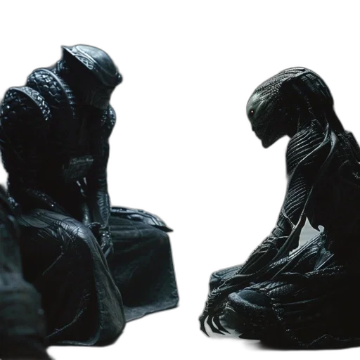 mask, jacket, robot, creature transparent PNG cut-out