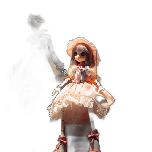 dress, staff, robot, mask transparent PNG cut-out