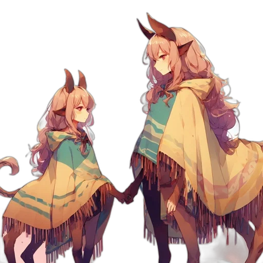 dragon, staff, dress, creature transparent PNG cut-out