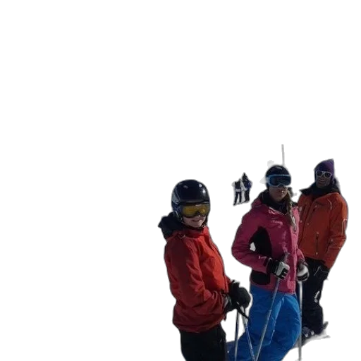 staff, jacket, face, snow transparent PNG cut-out