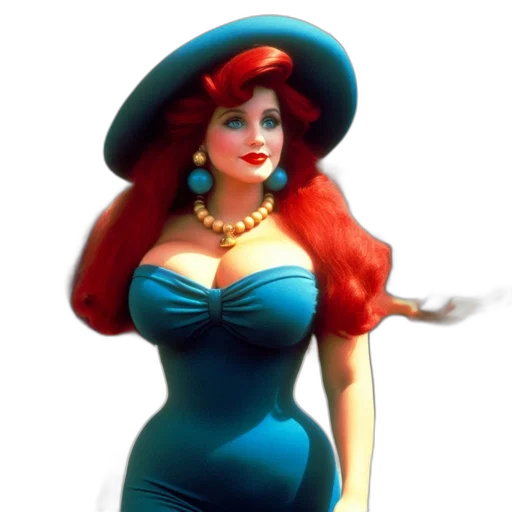 dress, hat, crown, 3d render transparent PNG cut-out