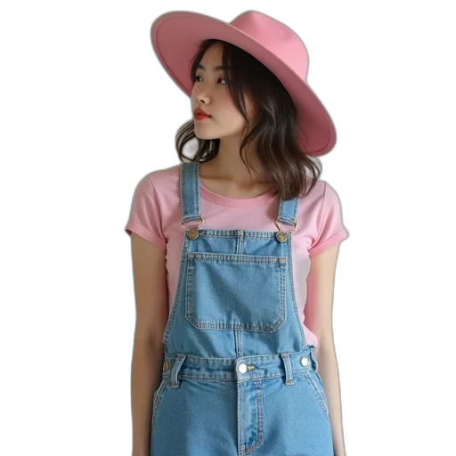 hat, dress, pastel, colorful transparent PNG cut-out