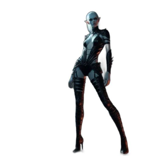 robot, creature, staff, dress transparent PNG cut-out