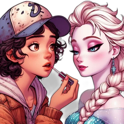 comic book art, fantasy art, concept art, cartoon transparent PNG cut-out