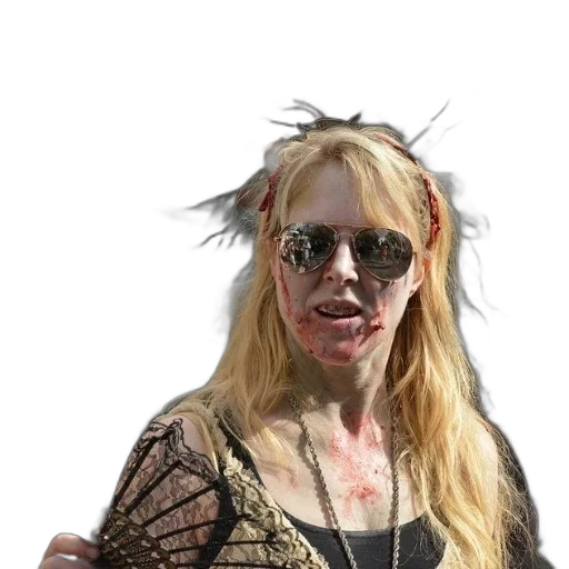 mask, hair, face, creature transparent PNG cut-out