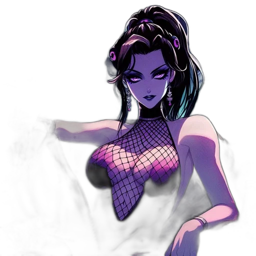 dress, concept art, comic book art, pixel art transparent PNG cut-out